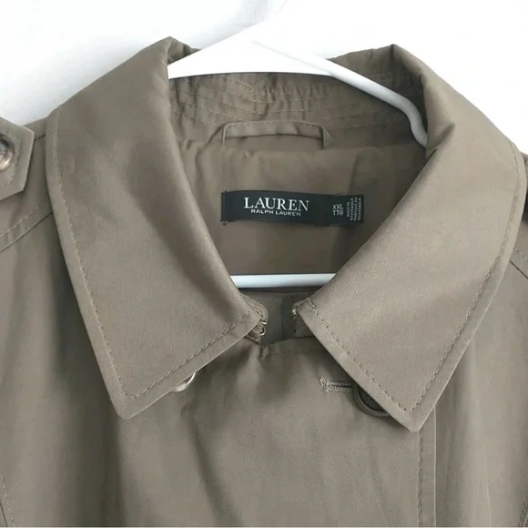 Ralph Lauren Tan Trench Coat - Picture 2 of 9